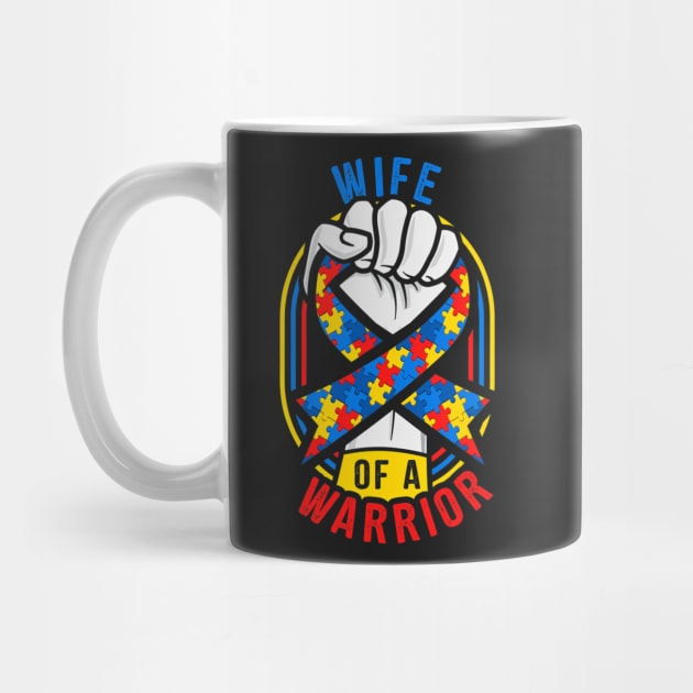 Wife Of A Warrior Autism Awareness Matching by ShariLambert